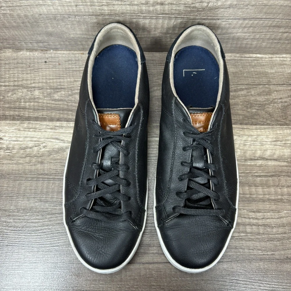 Cole Haan Mindi Leather Black Womens US Size 8.5 W05707 Sneakers